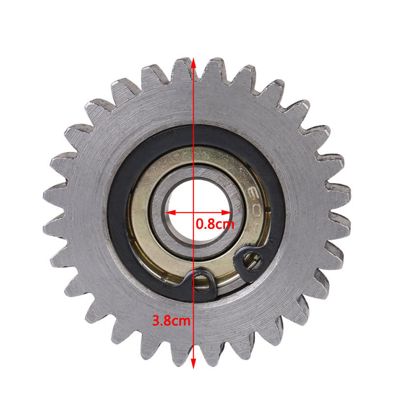 Electric vehicle motor gear