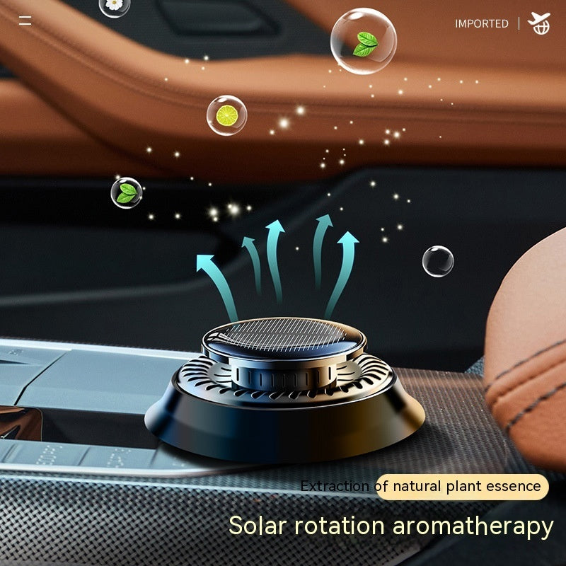 Vehicle-mounted Solar Rotating Aromatherapy Decoration