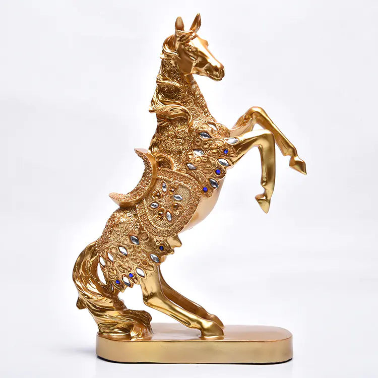Creative Resin Horse Figurine for Home Decor