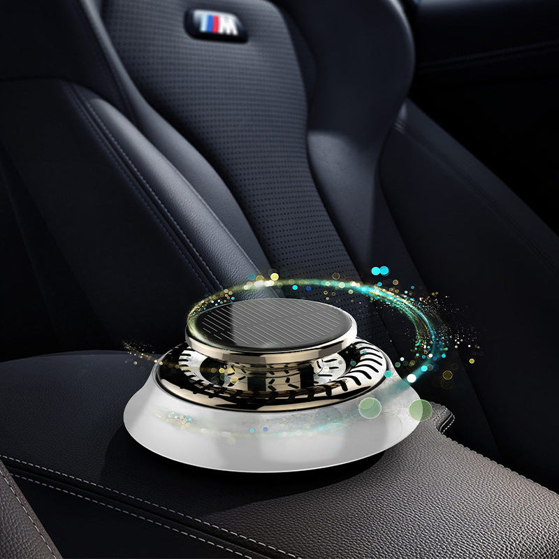 Vehicle-mounted Solar Rotating Aromatherapy Decoration