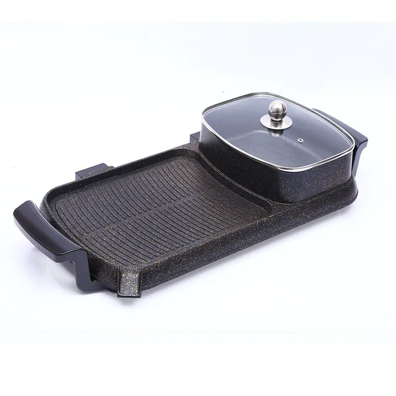 Multifunctional Grill Pan with Stone Hot Pot Appliance