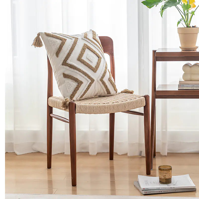 Bohemian Tufted Pillow Cover for Home Decor